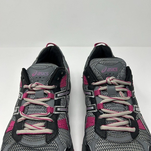 ASICS Gel Venture 4 Women's Size 11 Black Pink Athletic Running Sneaker Shoes - Picture 3 of 15